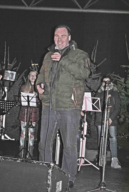 Bürgermeister André Wiese bei der Eröffnung
