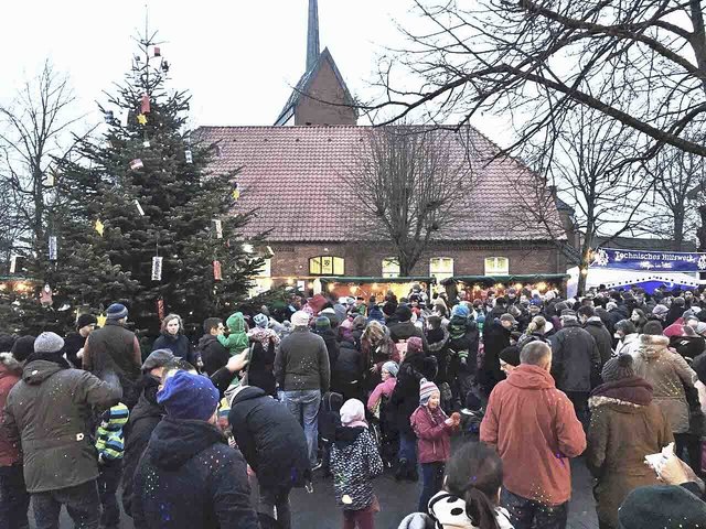 Der Weihnachtsmarkt war gut besucht