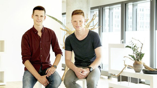 Nick Dieckmann (li.) und Christopher Voigt wollen das Kindertanzprogramm "Nappydancers" bundesweit anbieten