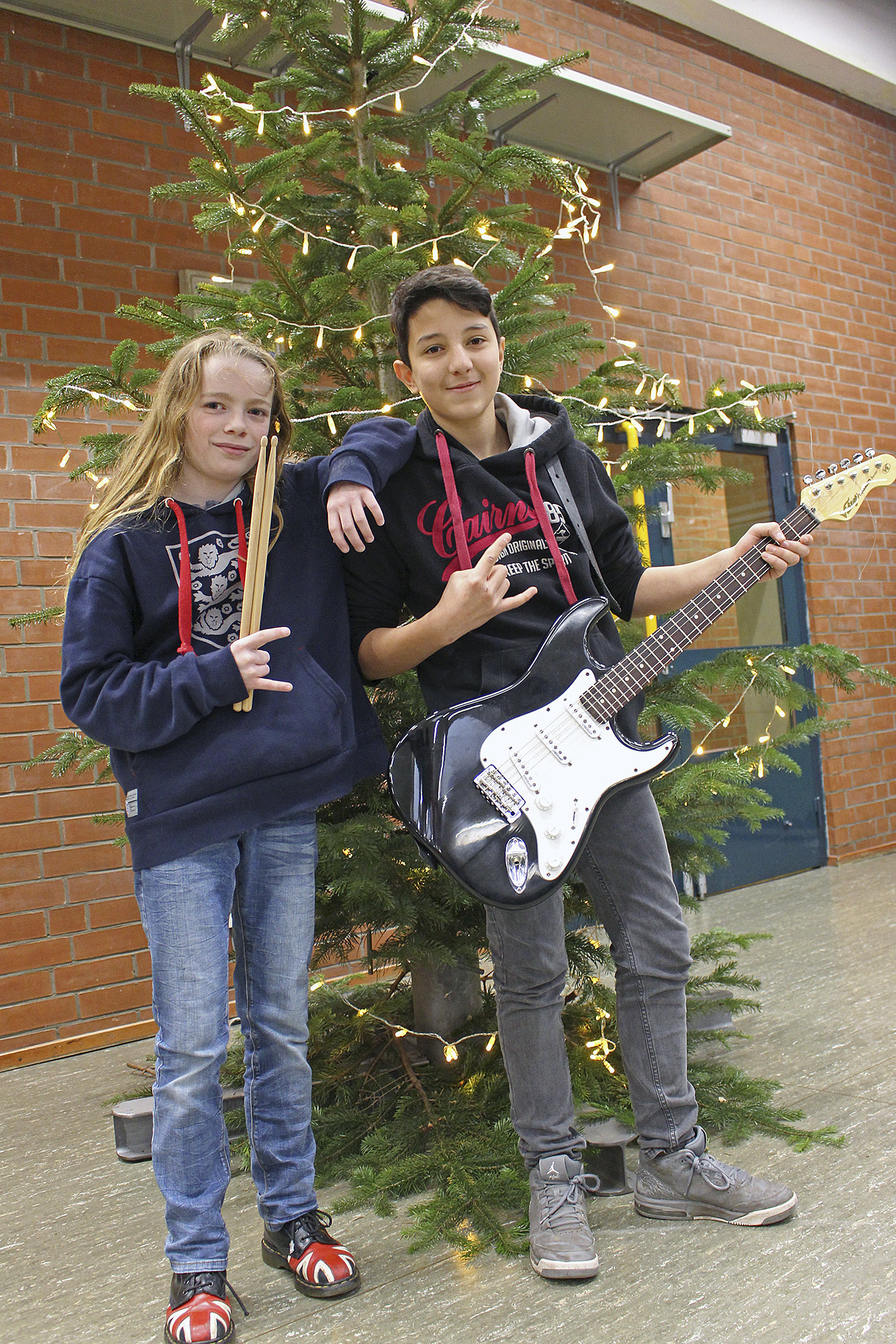 Freuen sich auf das Konzert: Finley (li.) und Mario