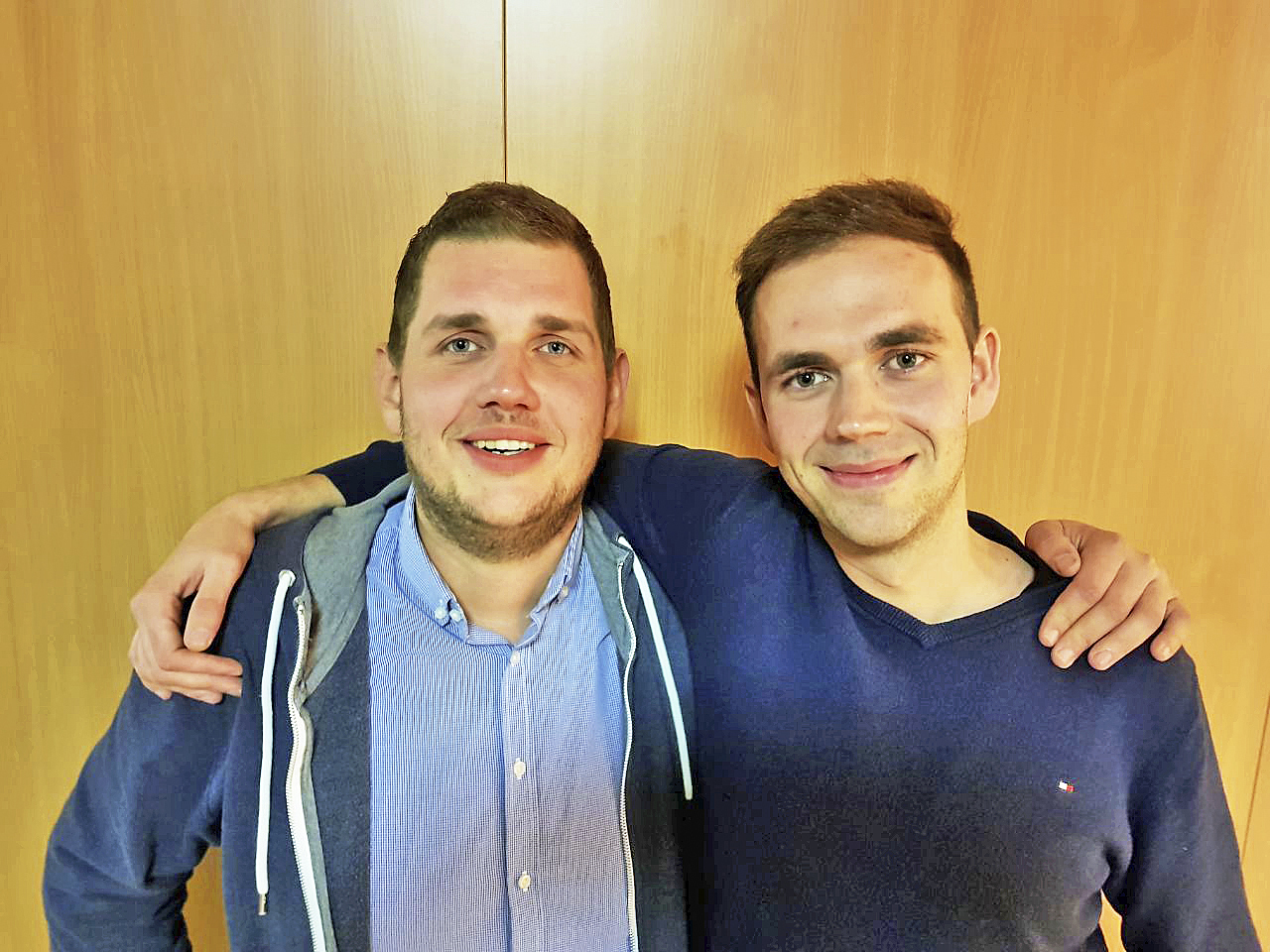 Die Faslamseltern: "Mudder" Tobias Frahm und "Vadder" Steffen Soetebier