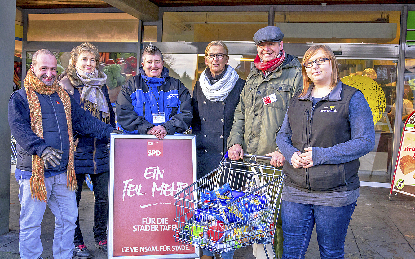 Bei der Aktion "Ein Teil mehr" wurden viele Spenden gesammelt