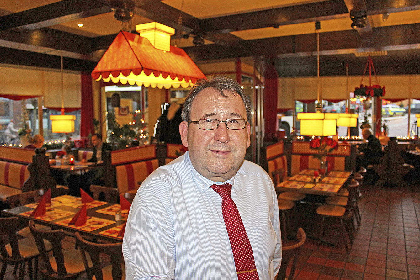 So kennen ihn seine Kunden: der Vollblut-Gastronom Frank Garloff