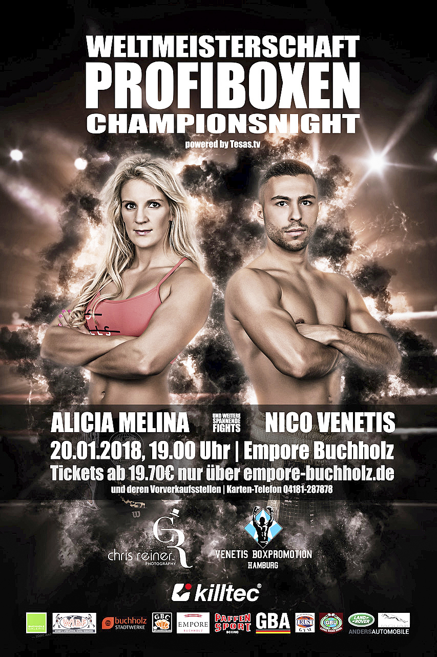 Hauptkämpfer in Buchholz: Alcia Melina Kummer und Nico Venetis