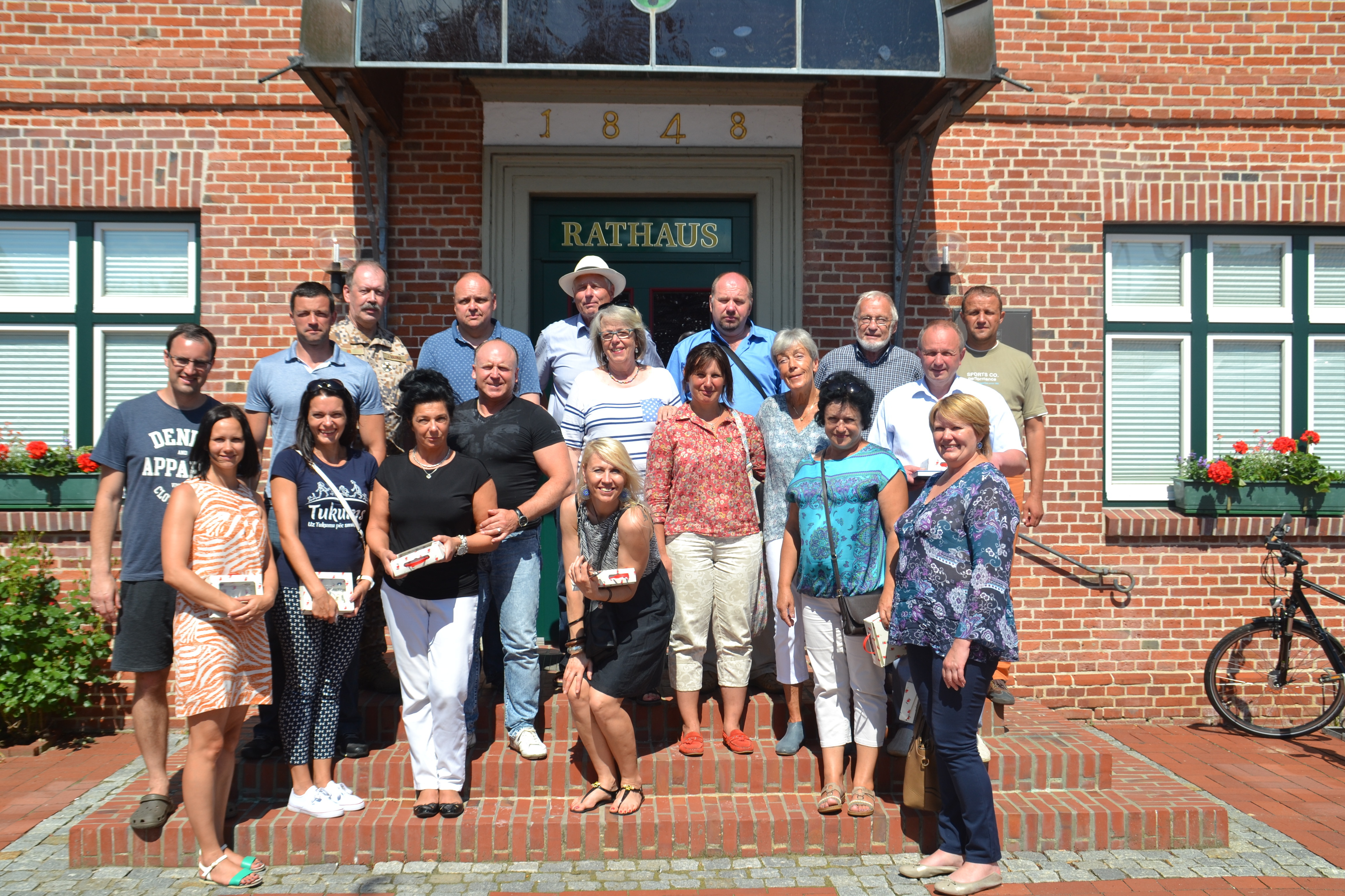 Eine Delegation aus Lettland war zuletzt im Juni 2016 zu Gast in Lühe