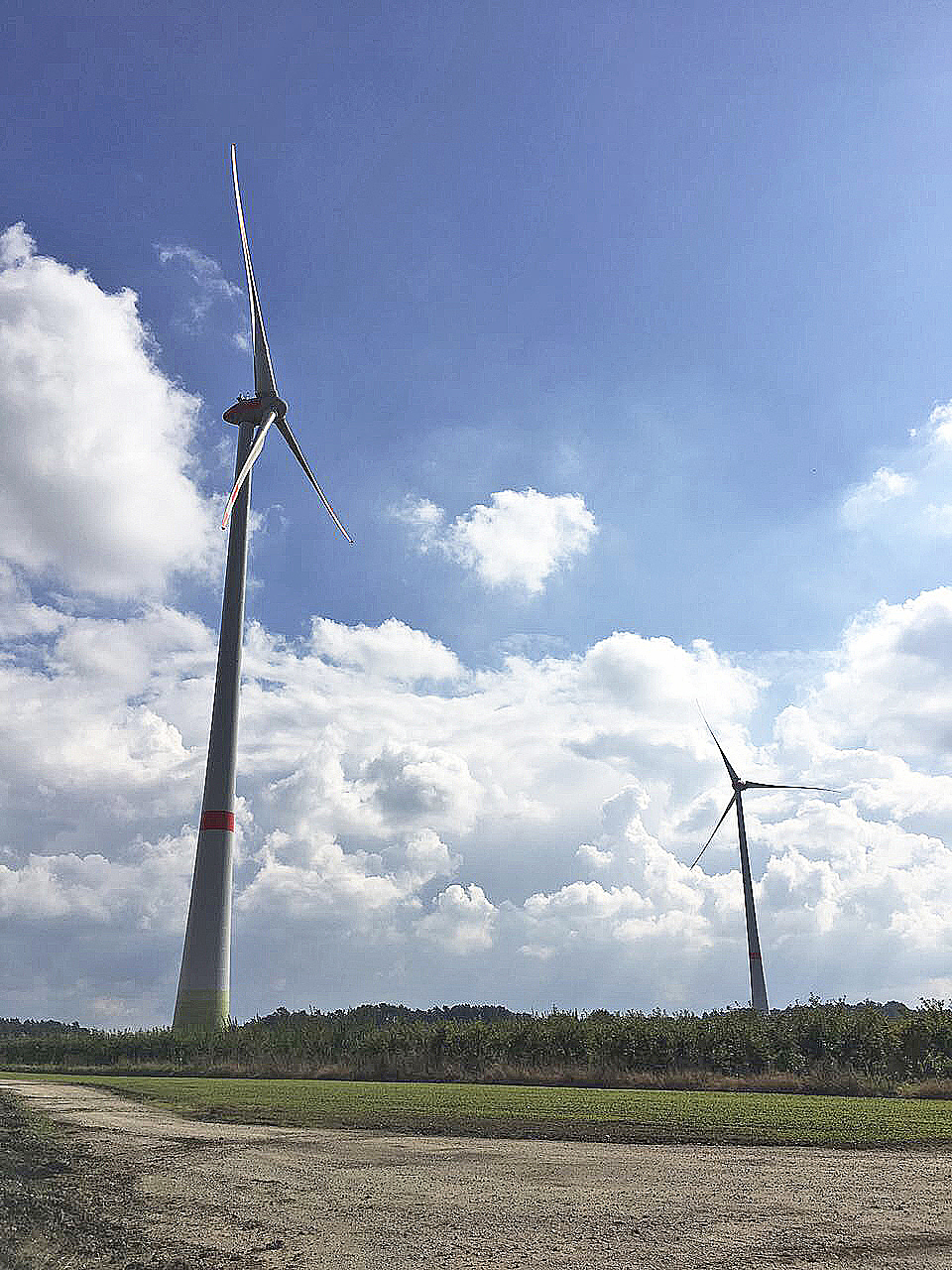 Der Windpark in Daensen ist seit einigen Wochen in Betrieb