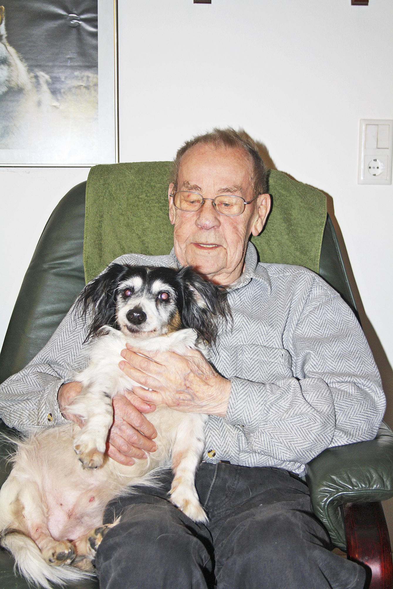 Zwei, die sich verstehen: Gerd Drockner und sein Hund Artie