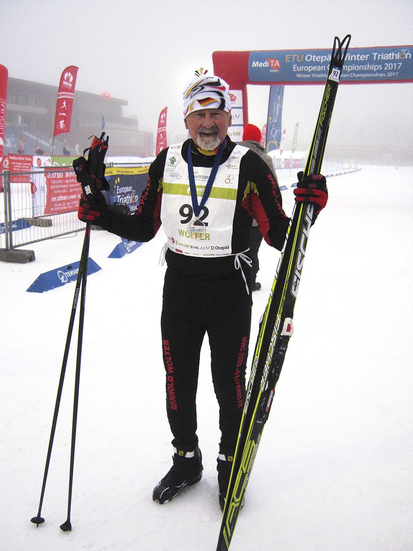 Der 81-jährige Reinhold Wolter, Vielseitigkeitssportler aus Brackel, kann mit vier Titeln auf ein erfolgreiches 2017 zurückblicken