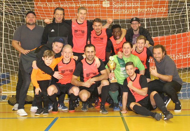 Das Team des TSV Auetal sicherte sich den Stadtpokal 2018