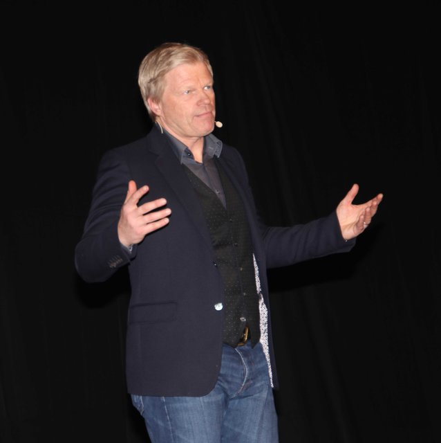 Der Torwart-Titan hielt einen launigen Vortrag... | Foto: Jörg Dammann