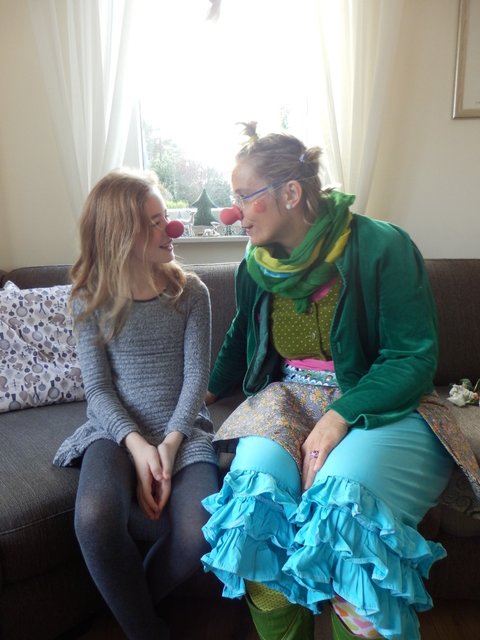 Claudia Haf (Clownin "Karotti")  mit Amelie