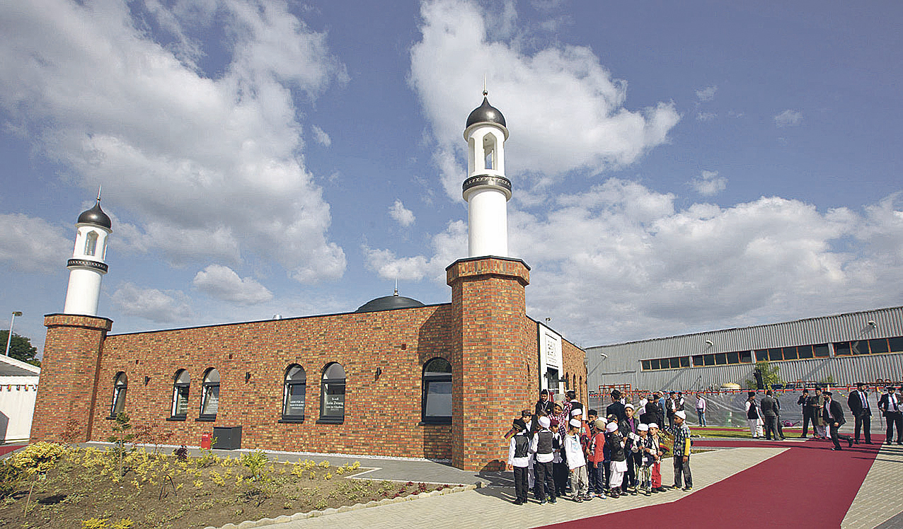 Diese Moschee der AMJ steht in Vechta in einem Gewerbegebiet