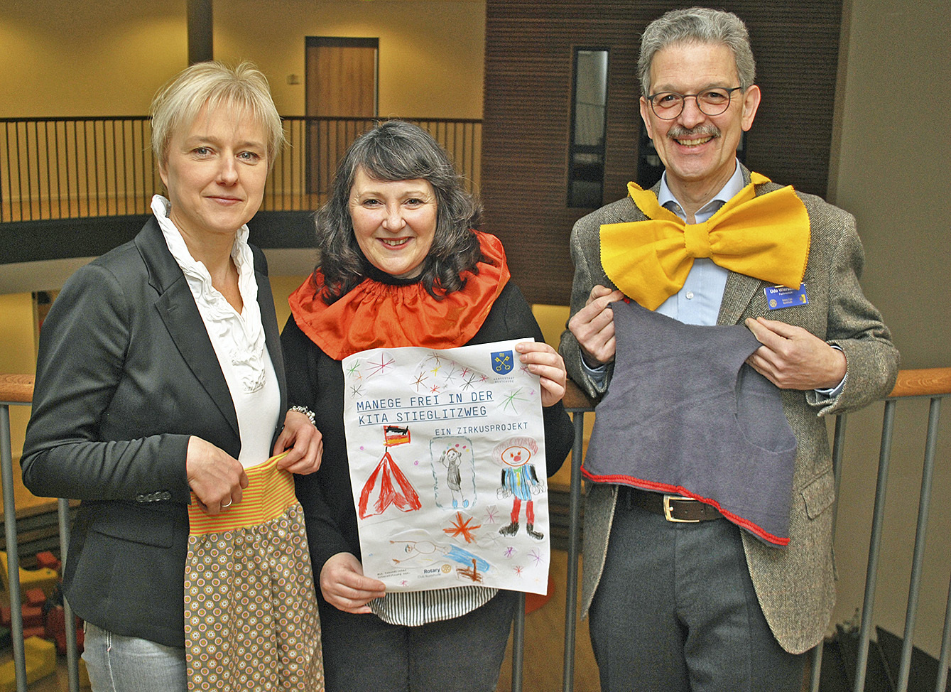 Andrea Lange-Reichardt (v. li.), Patricia Kutzsche-Beutler und Udo Wierschem