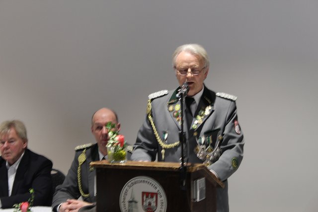 Gunther Petersen hielt die Festrede