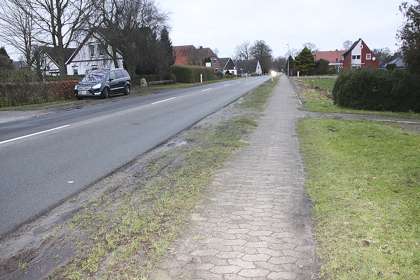 Der Gehweg an der Löhe wird erneuert