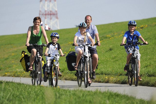 Stade bietet viele Aktivitäten für Familien -
von der Radtour bis zur Kinderstadtführung