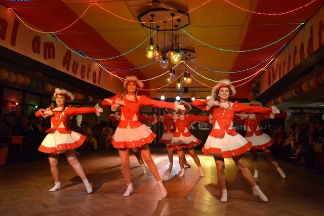 Die Garde des Vereins "Karneval am Auetal"