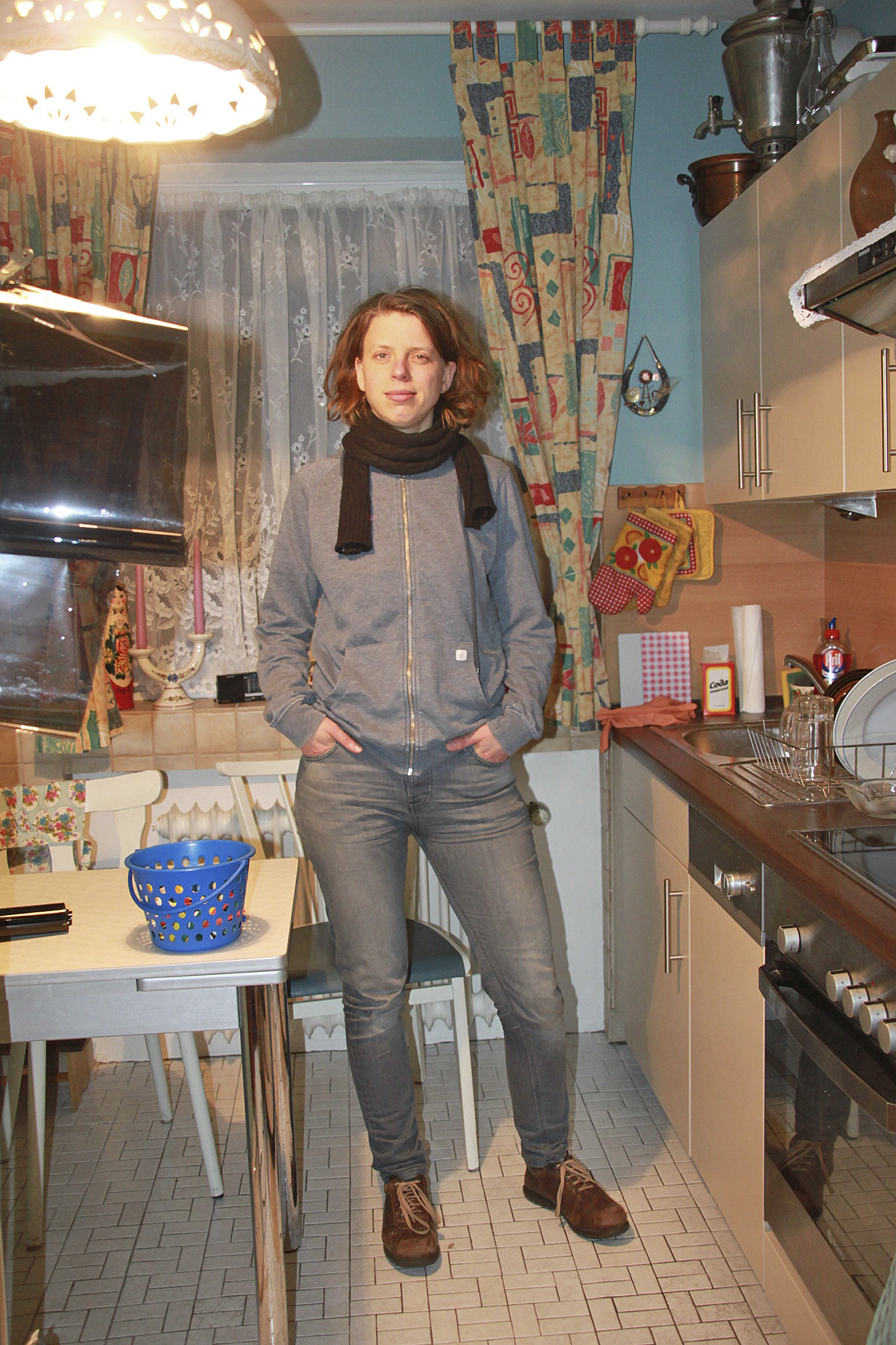 Regisseurin Alexandra Gerbaulet am Drehort in Stade