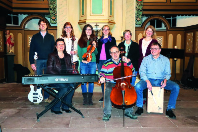 Die Gruppe "Horizont" im Übungsraum Foto: Horizont