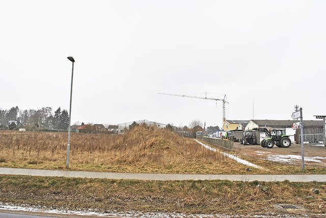 Der für das Feuerwehrhaus anvisierte Standort: die Fläche an der Straße "Witthöftsfelde"