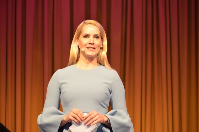Nachrichtensprecherin Judith Rakers moderierte die Veranstaltung