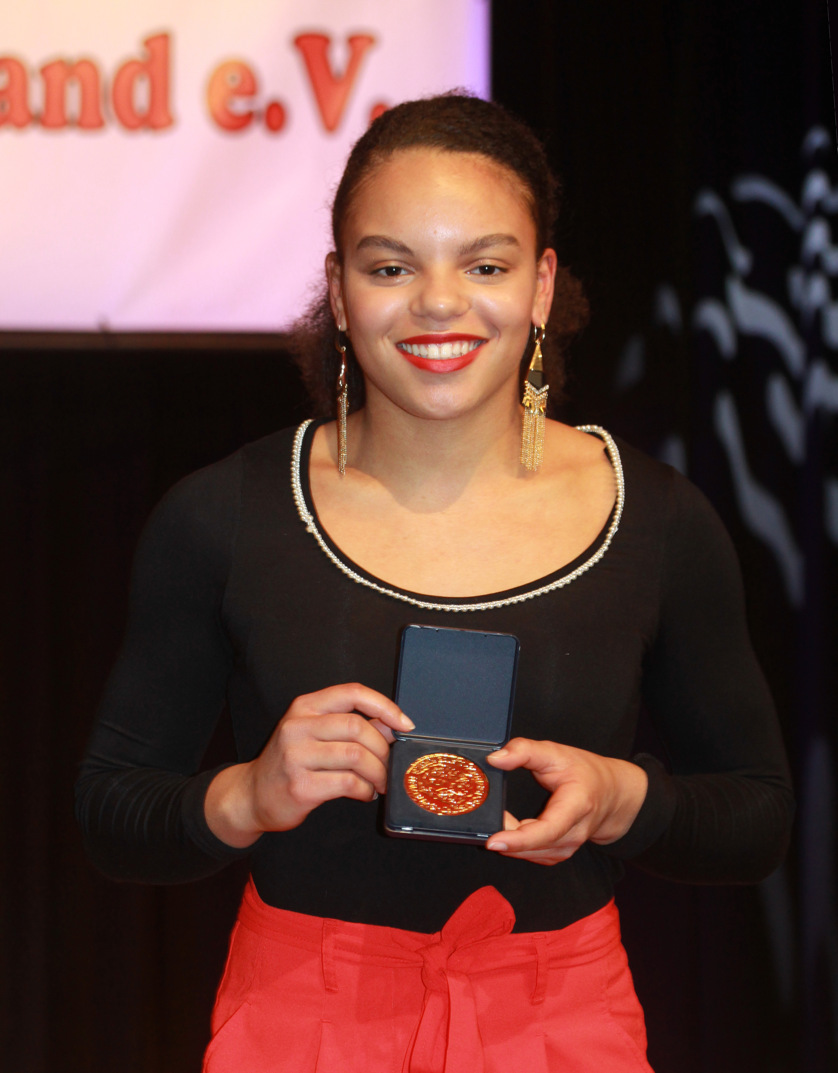 Fabienne-Renée Liepelt (15) beim Fest des Sports in Winsen