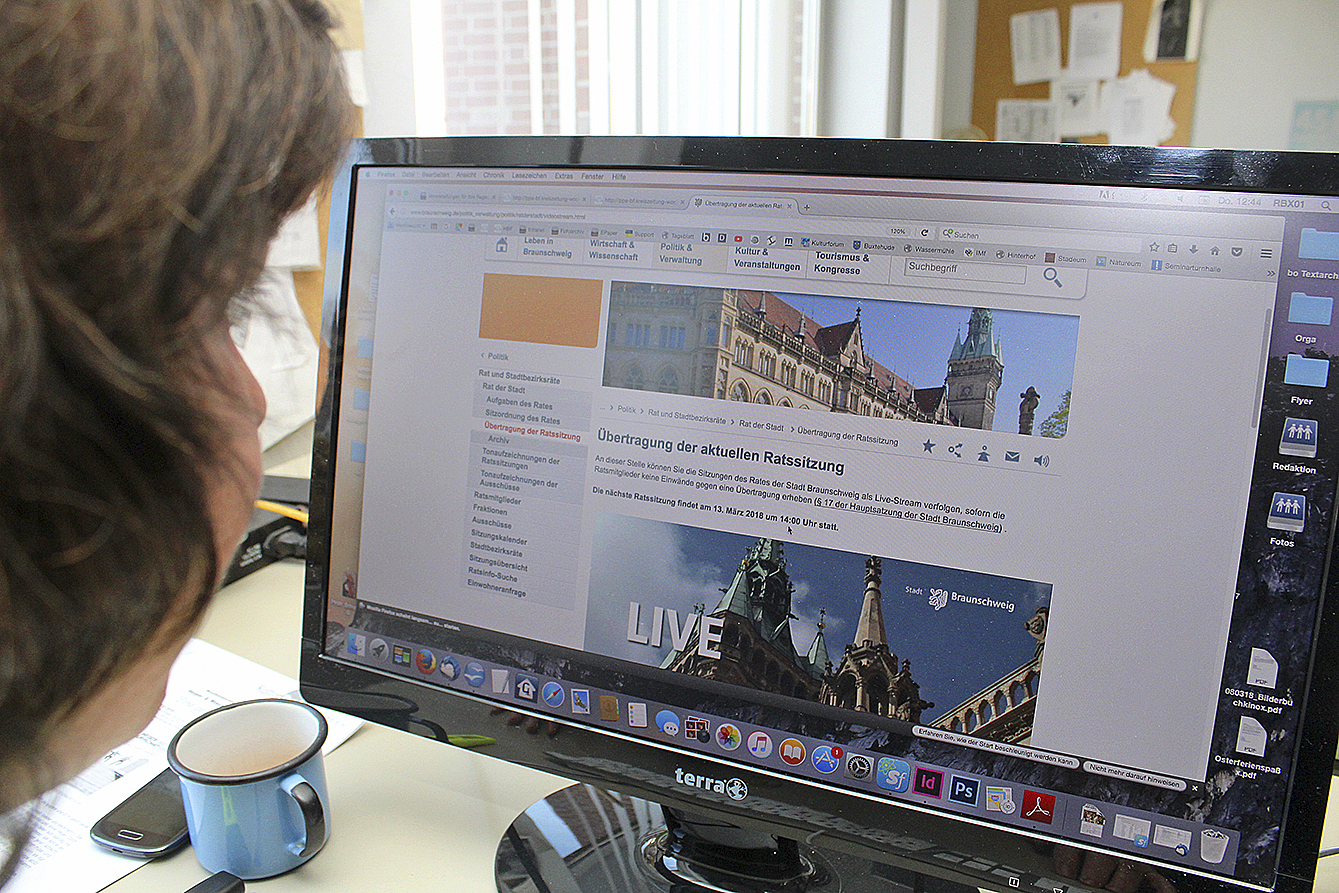 In Braunschweig und vielen anderen Städten schon möglich: Ratssitzungen werden live im Internet übertragen