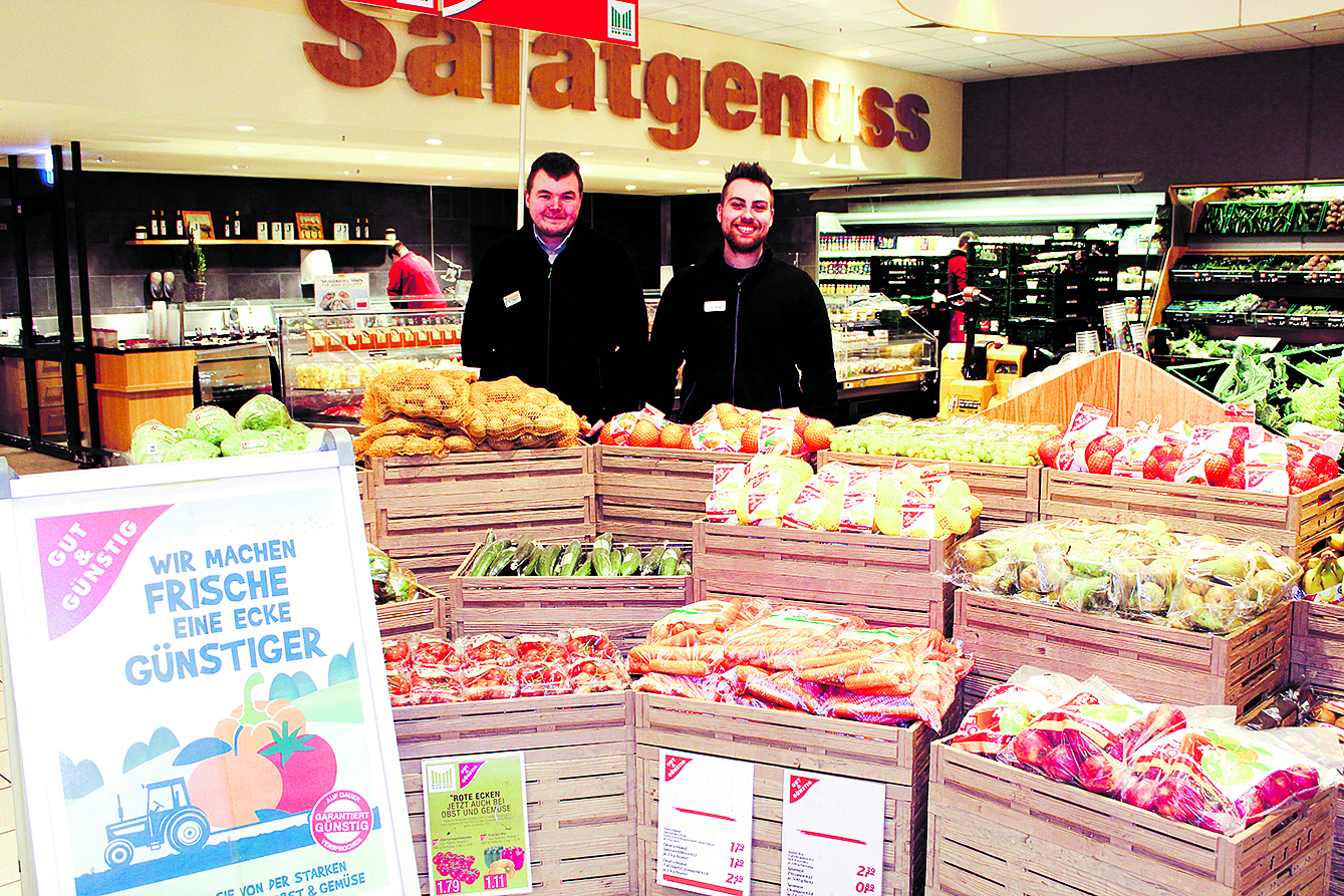 Bei Marktkauf in Stade gibt es jetzt auch Obst und Gemüse der Eigenmarkt "Gut & Günstig"