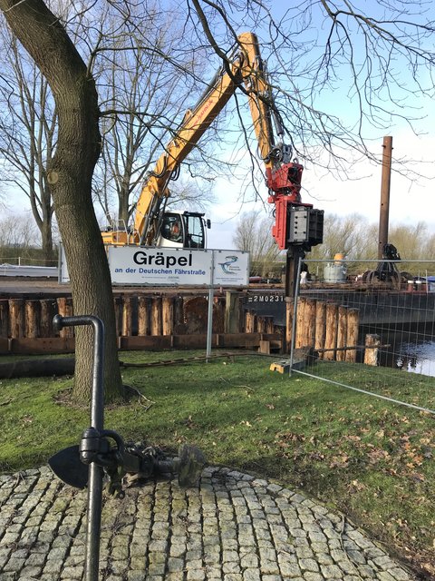 Bagger in Gräpel | Foto: J.D. Hahn