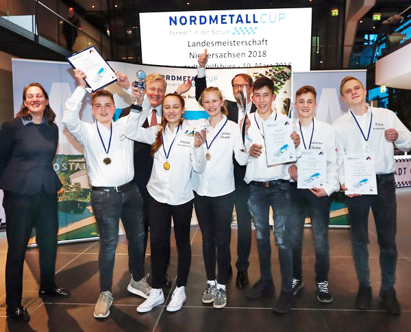 Das Siegerteam jubelt Foto: Nordmetall/Alexander Spiering