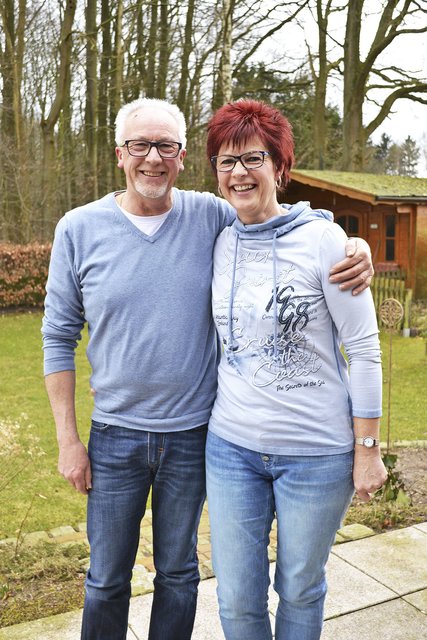 Freuen sich auf gemeinsame Spontan-Urlaube: Bernd Heuer mit seiner Frau Ursula