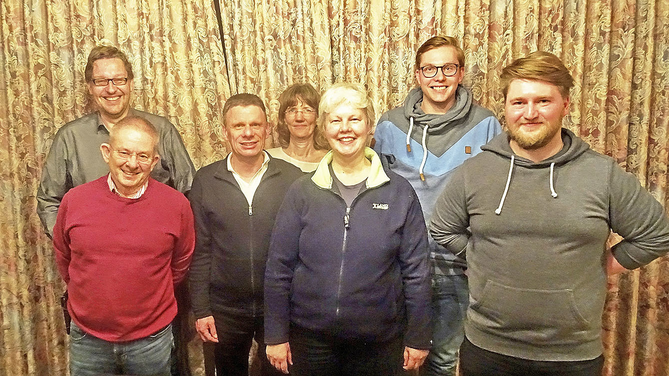 Der SPD-Vorstand (v. li.): Andreas Hinsch, Heinz-Dieter Adamczak, Michael Feske, Kerstin Gödecke, Silvia Simon, John-William Boer und Nils Spielmann