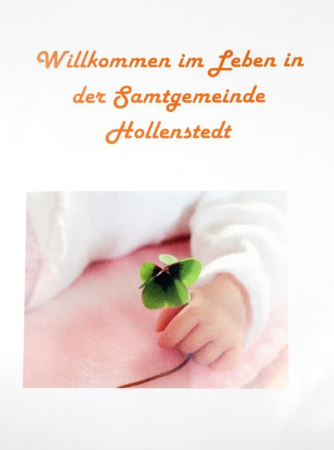 Hilfreiche Infos für junge Eltern: Diese Broschüre gibt es kostenlos in im Familienbüro in der Samtgemeinde