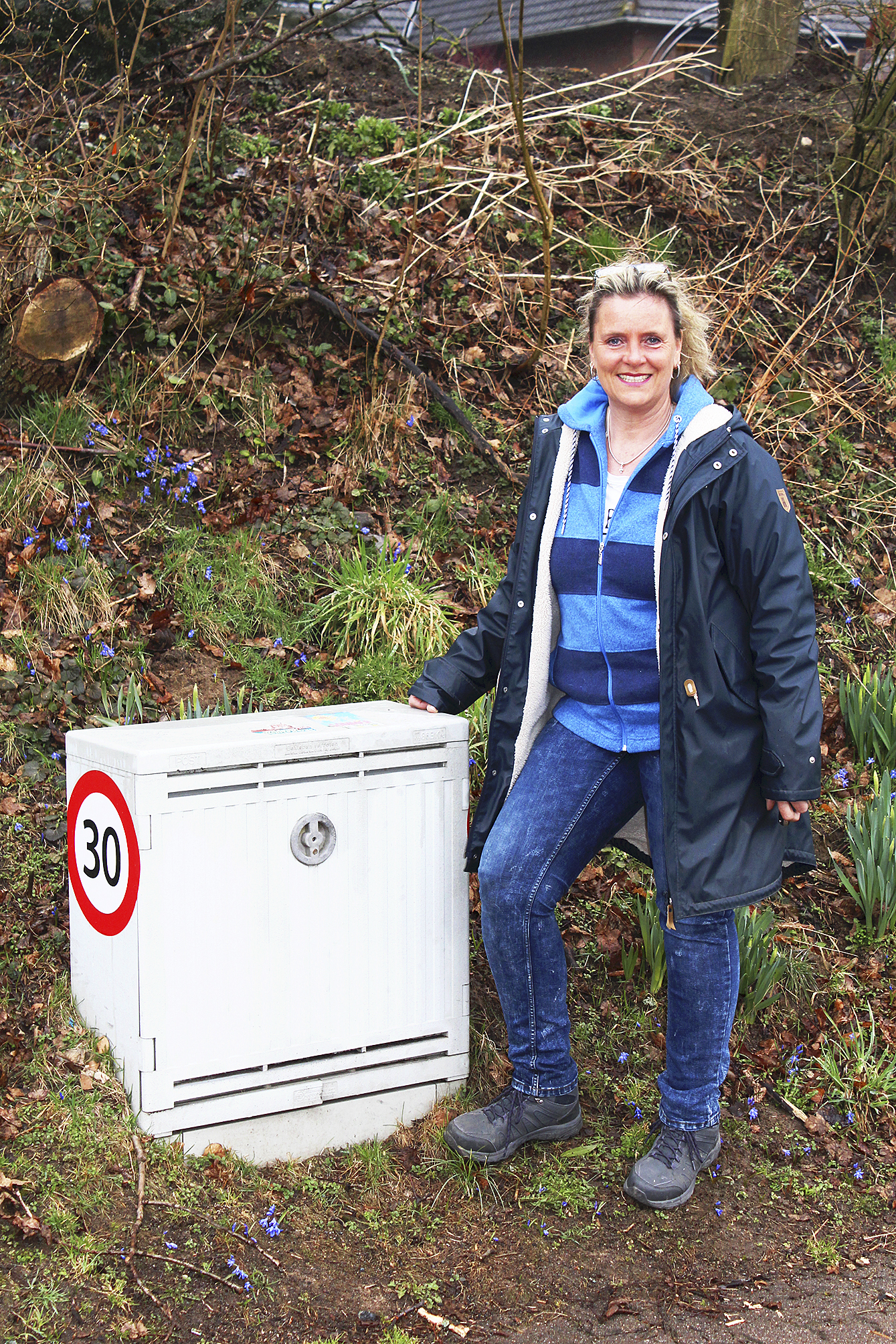 Die Vorsitzende des Ortsvereins Vahrendorf möchte die Stromkästen verschönern lassen