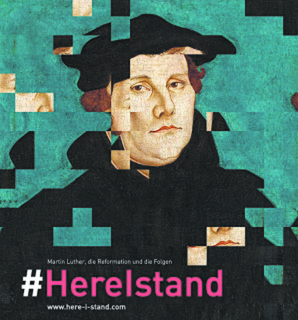Umstritten: Martin Luther,
hier ein Bild einer Ausstellung aus dem Jahr 2017