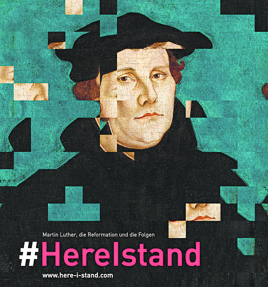 Umstritten: Martin Luther,
hier ein Bild einer Ausstellung aus dem Jahr 2017