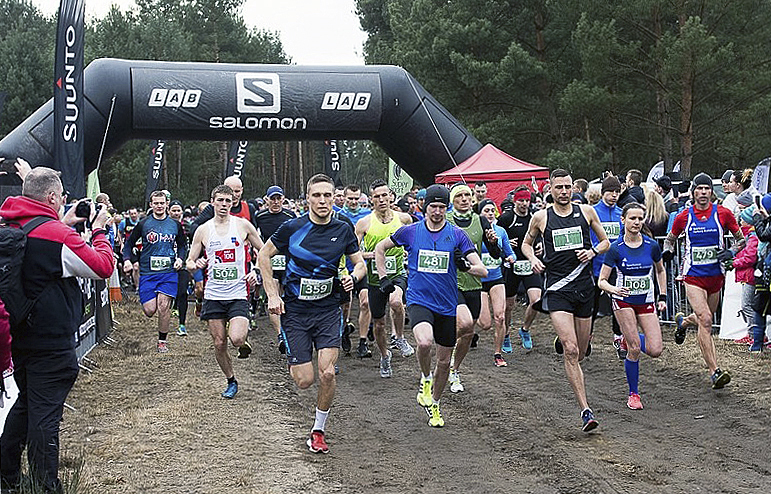 Groß war das Starterfeld beim Crosslauf im polnischen Zagan