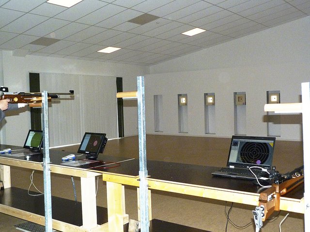 Im gesamten Schießsportzentrum
kommt moderne Technik zum Einsatz