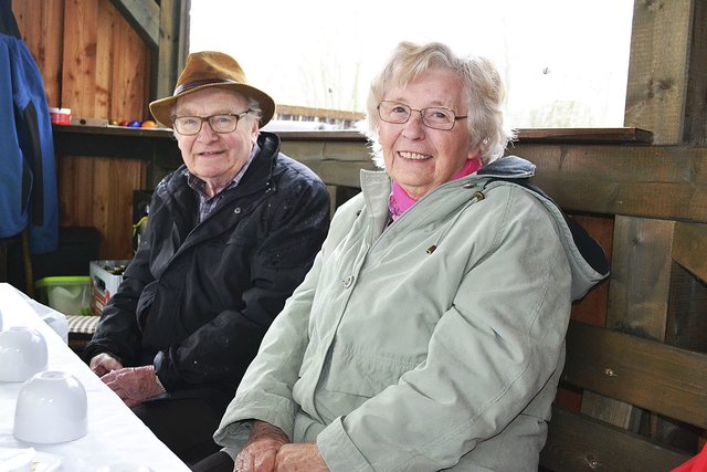 Feierten am 10. Oktober
vergangenen Jahres ihre
diamantene Hochzeit: Helga und Johann van den Berg