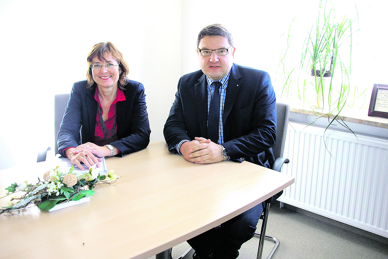Ute Kück und Holger Falcke