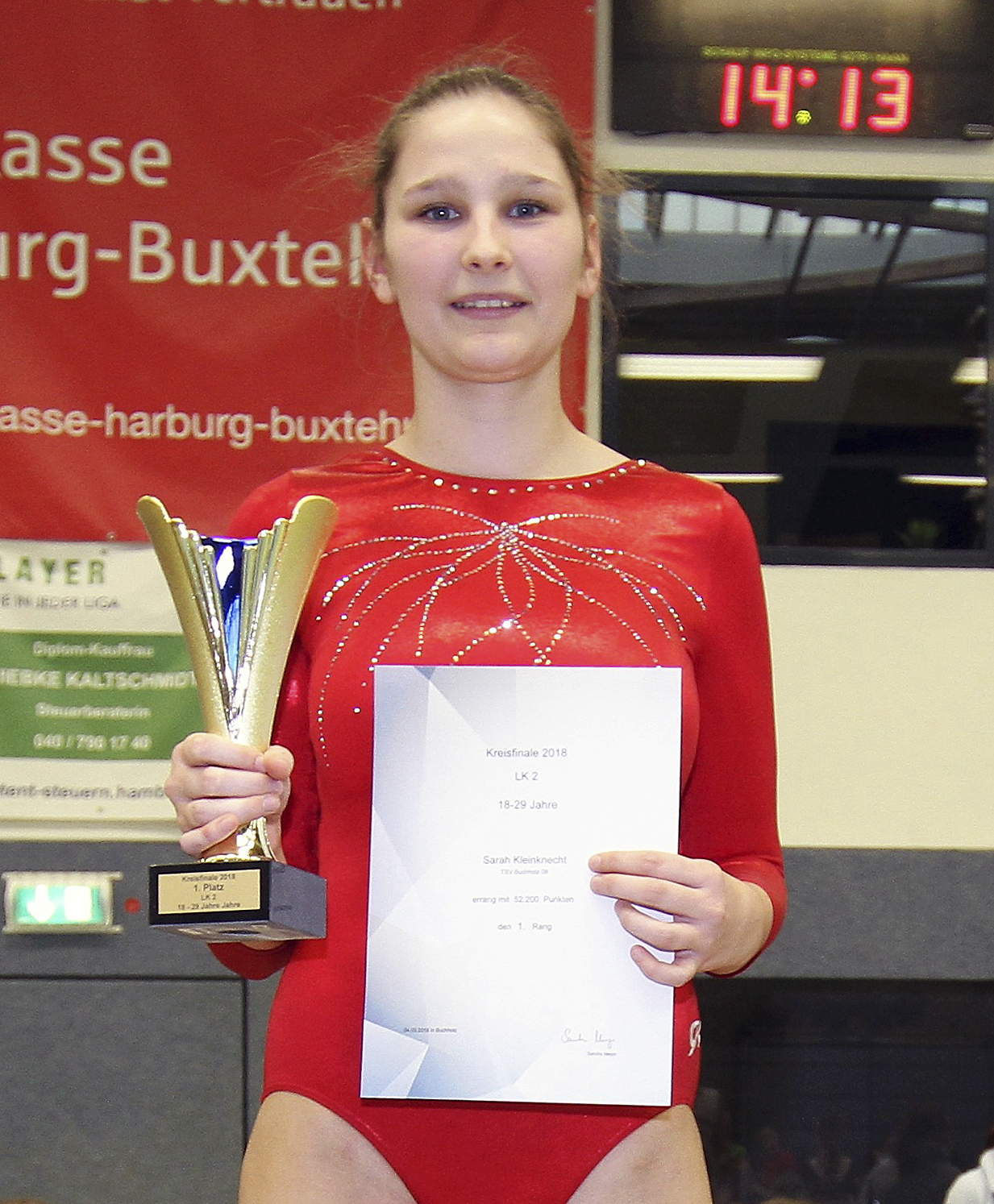 Sarah Kleinknecht (TSV Buchholz 08) sicherte sich den Sieg im Niedersachsen-Cup LK2