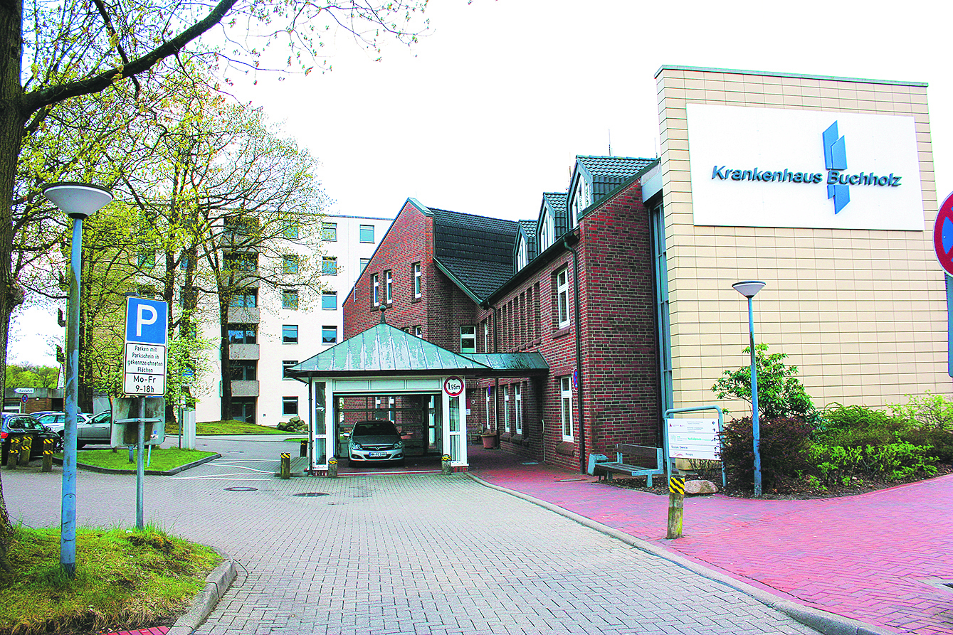 Könnte sein Aussehen mittelfristig stark verändern: das Buchholzer Krankenhaus an der Steinbecker Straße