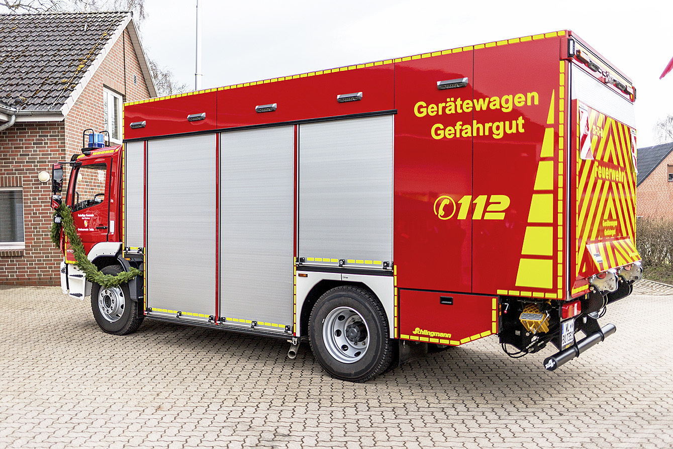 Der neue Gerätewagen Gefahrgut der Ortsfeuerwehr Trelde