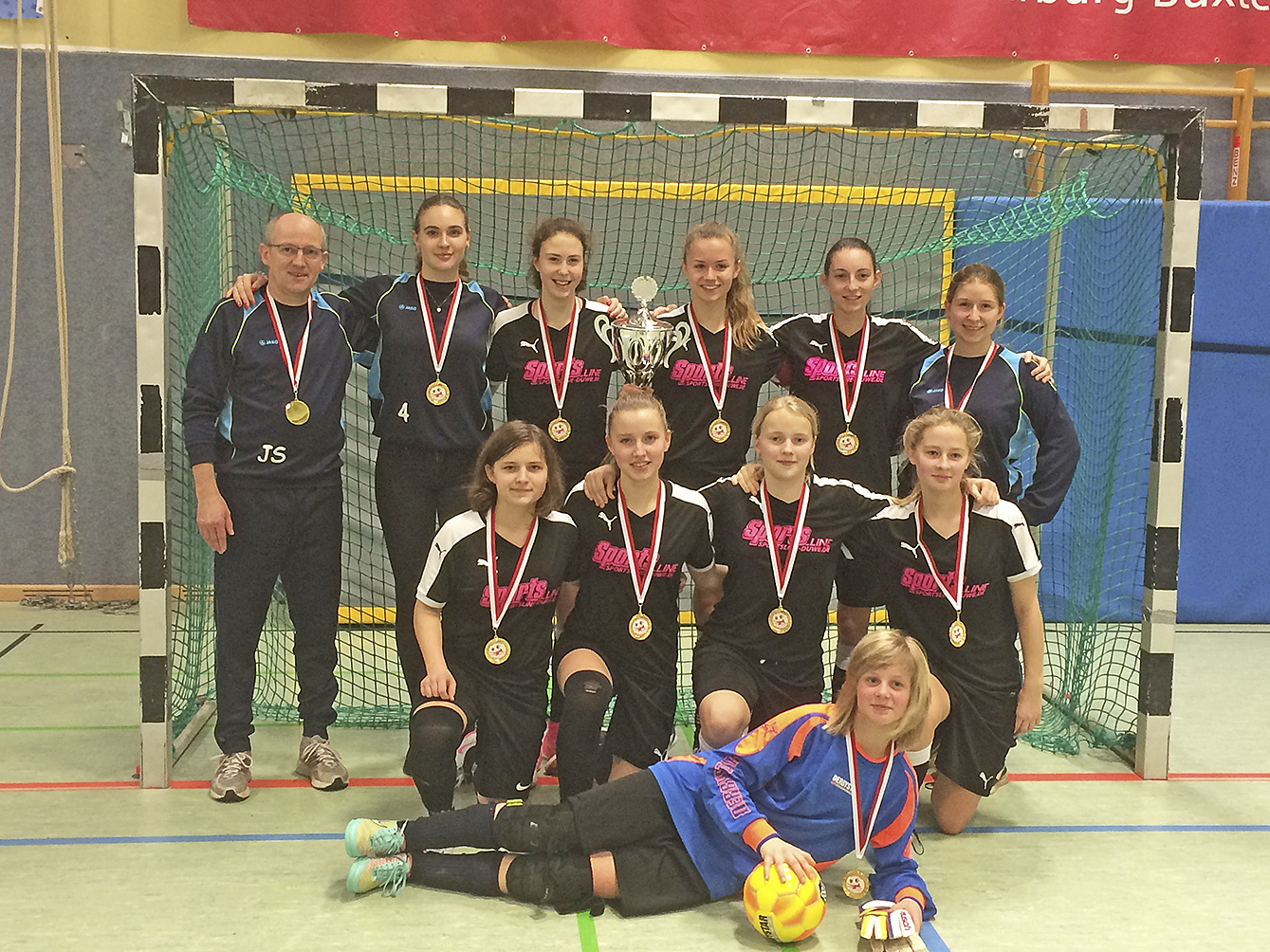 Starkes Team: Die B-Juniorinnen der MSG wurde in dieser Saison Hallen-Kreismeister