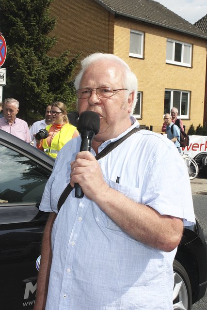 Janusz Wielunski begrüßte 
die polnischen Gäste