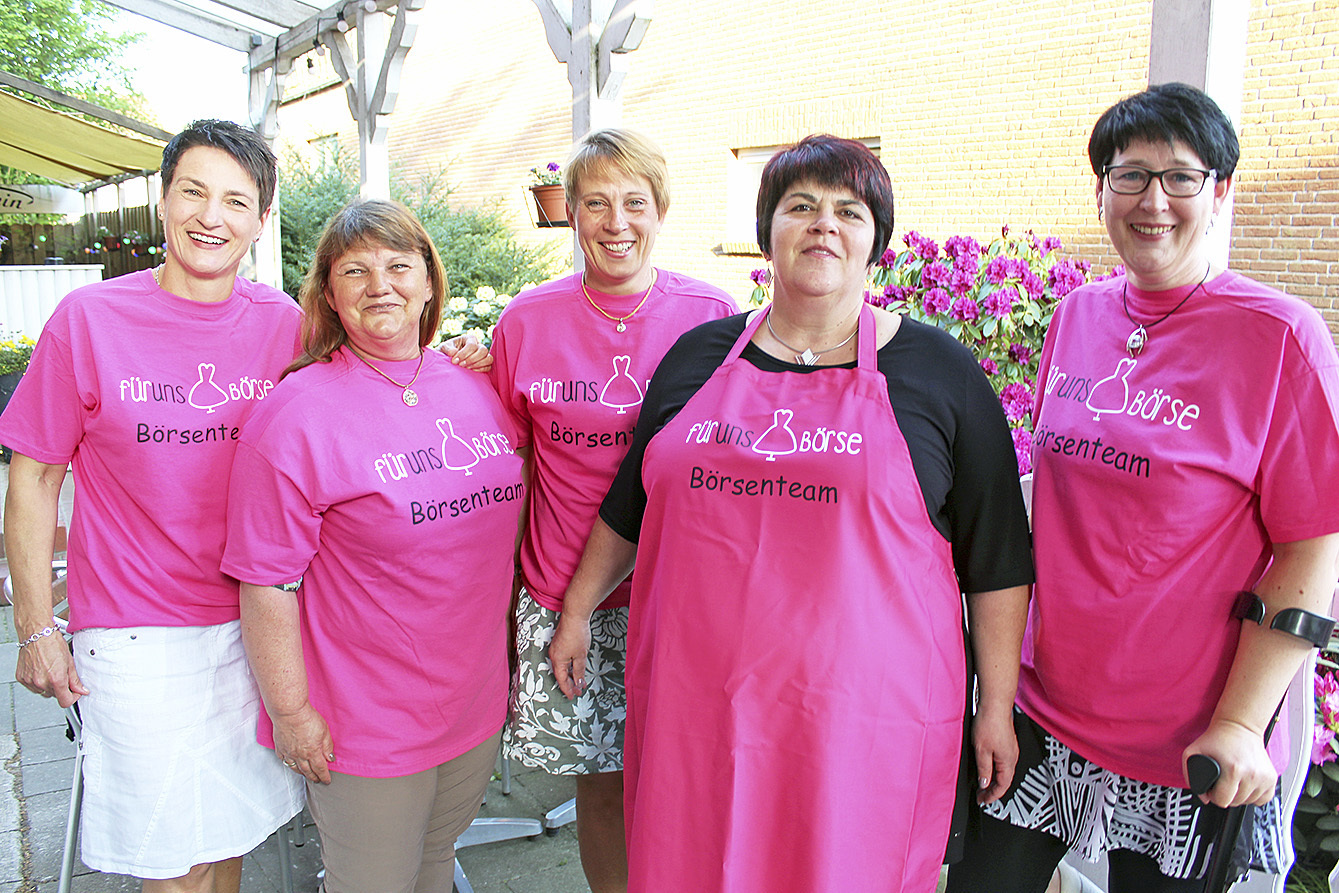 Ein tolles Team: Silvia Twarock (v. li.), Sabine Otromke, Frauke Augustin, Sabine Krause und Petra Cohrs (es fehlt Teammitglied Anne Thomsen)