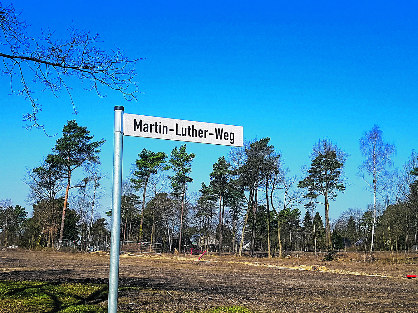 Um den "Martin-Luther-Weg" gab es Diskussionen