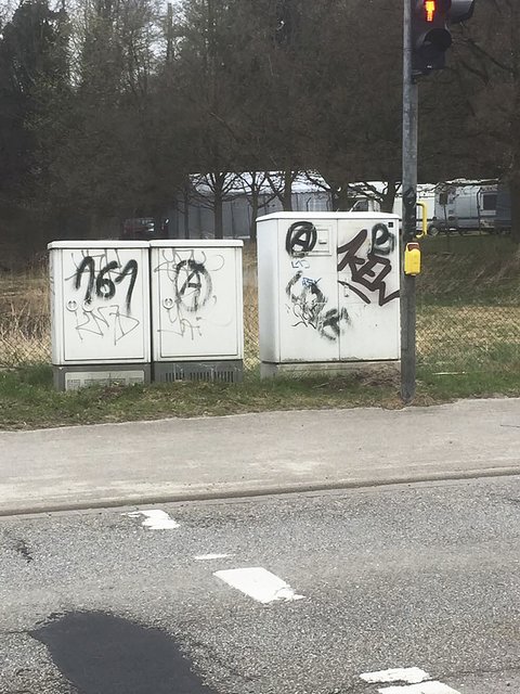 Viele Schaltkästen sind mit Graffiti verunstaltet | Foto: Spieth