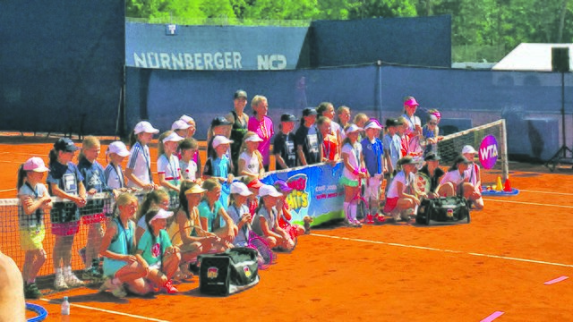 Der Tennisnachwuchs hatte Spaß
