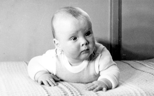 Ein süßes Baby: Hans-Heinrich Aldag wurde am 27. Mai 1958 geboren